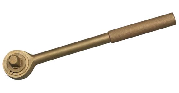 1/2 inch non-sparking toothed ratchet, L 250 mm, reversible, R/L rotation